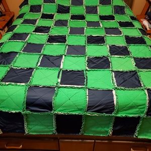 Handcrafted Rag Quilt, twin